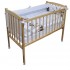 Кроватка MALIKA LOLA Small Box колесо без ящика натуральный